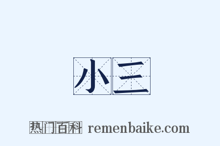 小三是什么意思的图片